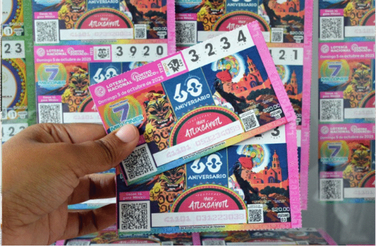 La Lotería Nacional lanza billete especial por el Huey Atlixcáyotl