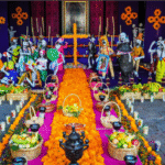 El camino de pétalos de cempasúchil- la tradición que guía a los difuntos en el Día de Muertos