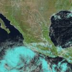 ¡Vienen más lluvias! Se forma tormenta tropical ‘Priscilla’ cerca de costas mexicanas