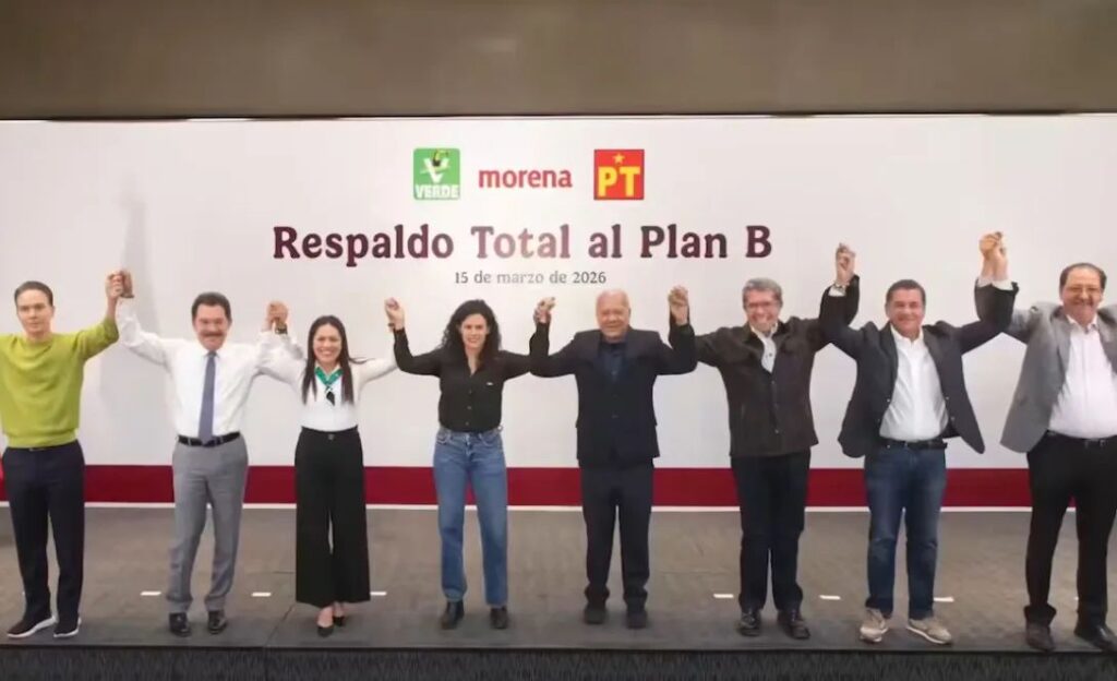 Morena, PT y PVEM acuerdan respaldo total al Plan B electoral de Sheinbaum