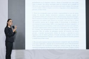 Sheinbaum ve "muy interesante" la reflexión "humanista" del papa León XIV sobre IA